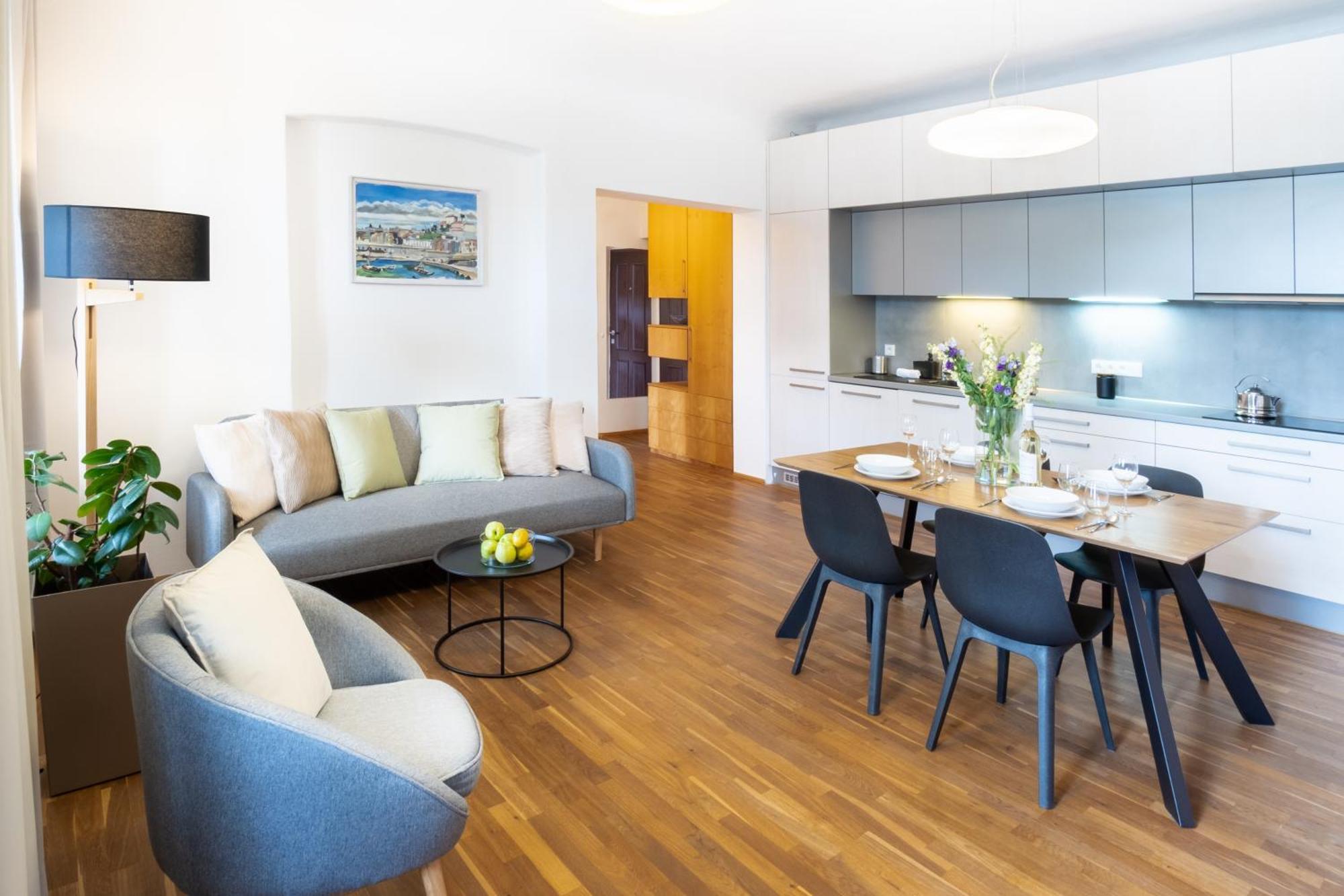 River View Apartment Prag Exterior foto